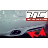 AUDI A4 typ B8  (2008-2011) - dyfuzor, spoiler tylnego zderzaka / rear bumper spoiler / Heckstosstange - difusser - TC-KO-DF-205