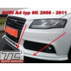 AUDI A4 typ B8  RS4 (2008-2011) - dokladka przednia, spoiler przedniego zderzaka / front bumper spoiler / frontschurze - TC-KO-FS-205