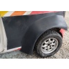 TOYOTA YARIS  mk.1 / I - panele poszerzające tylne błotniki, poszerzenia błotników / Kotflügelverlängerungen hinten, Kotflügelverlängerungen / rear fender extension panels, fender extensions